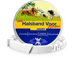 TeekShield Halsband - Hond/Puppy - Wit - Comfortabele Siliconen Halsband in Verstelbaar Design