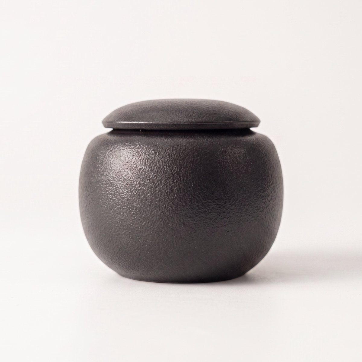 Artic Silente Mini Urn - Keramiek - Zwart - 370ML - Crematie As - Urne