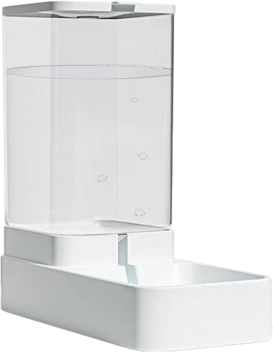 Automatische Voerbak - Voer Dispenser - Huisdier Voeden - Anti-verstoppingsontwerp - 3.8 Liter - Grijs