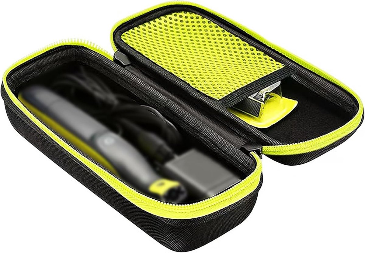 SnelShoppen - Draagtas voor Elektrische Trimmer en Scheerapparaat, Shockproof EVA Opbergtas voor OneBlade, Reis- en Beschermcase, Geschikt voor QP2520