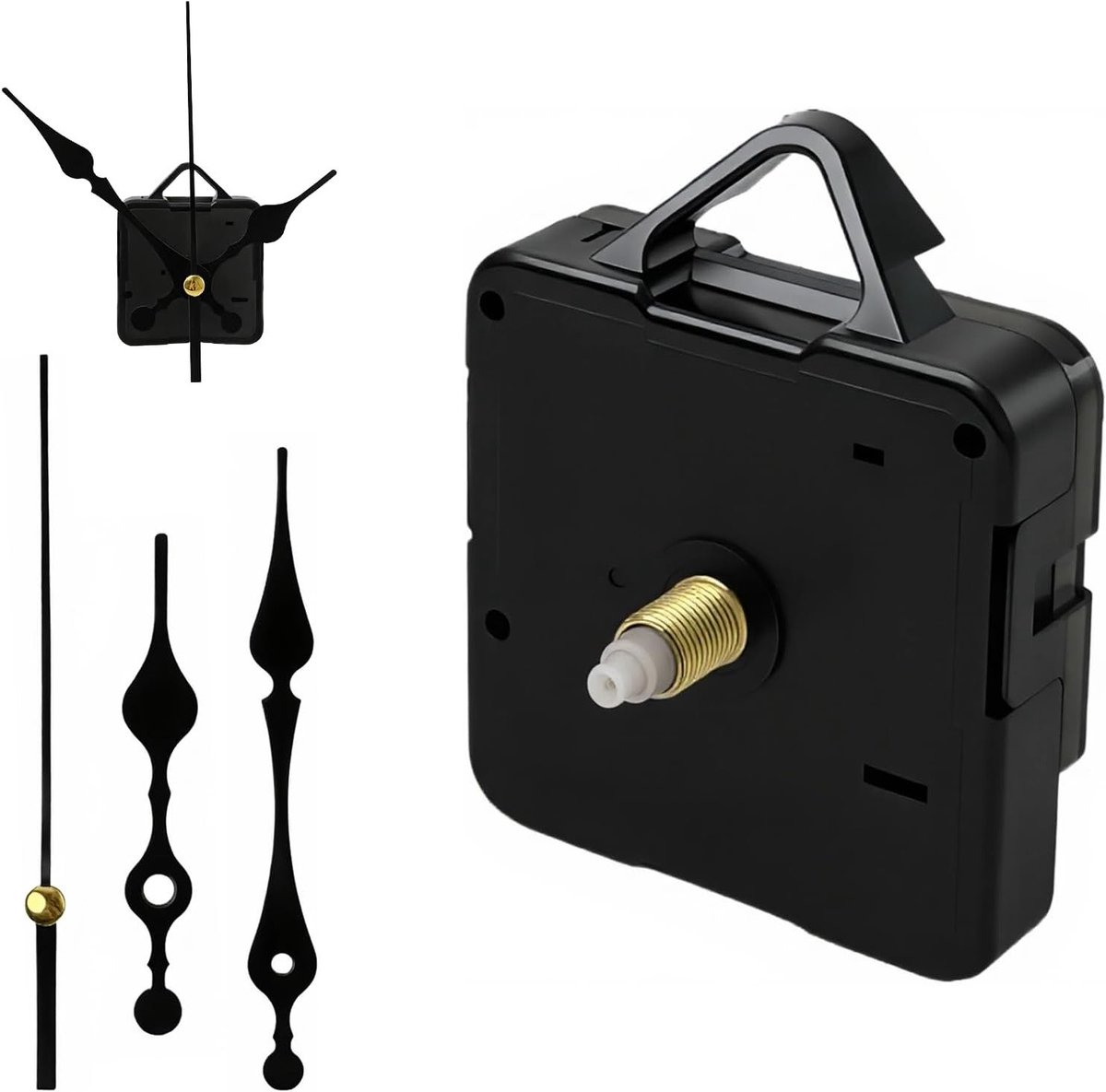 Stille Quartz Wandklok Mechanisme 16mm, Duurzame Beweging voor Reparatie en DIY, Onderdeel voor Klassieke en Moderne Klokken