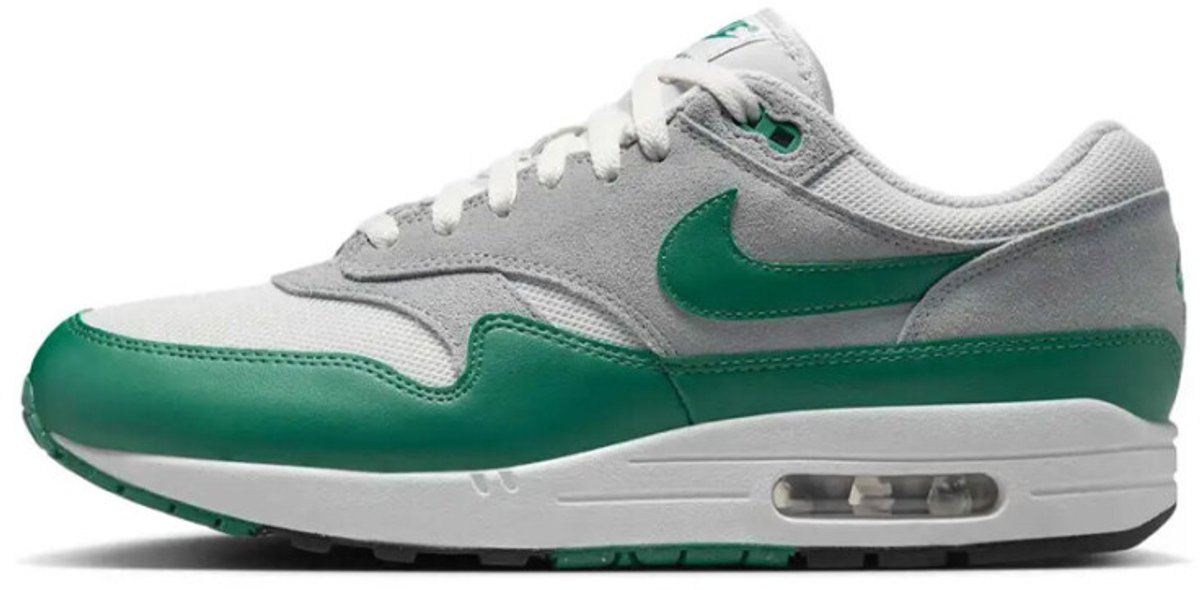 Nike Nike Air Max 1 Sneakers Unisex Evergreen Aura Grijs