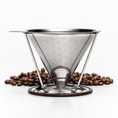Permanent - Réutilisable - Porte-filtre à Café - Acier inoxydable