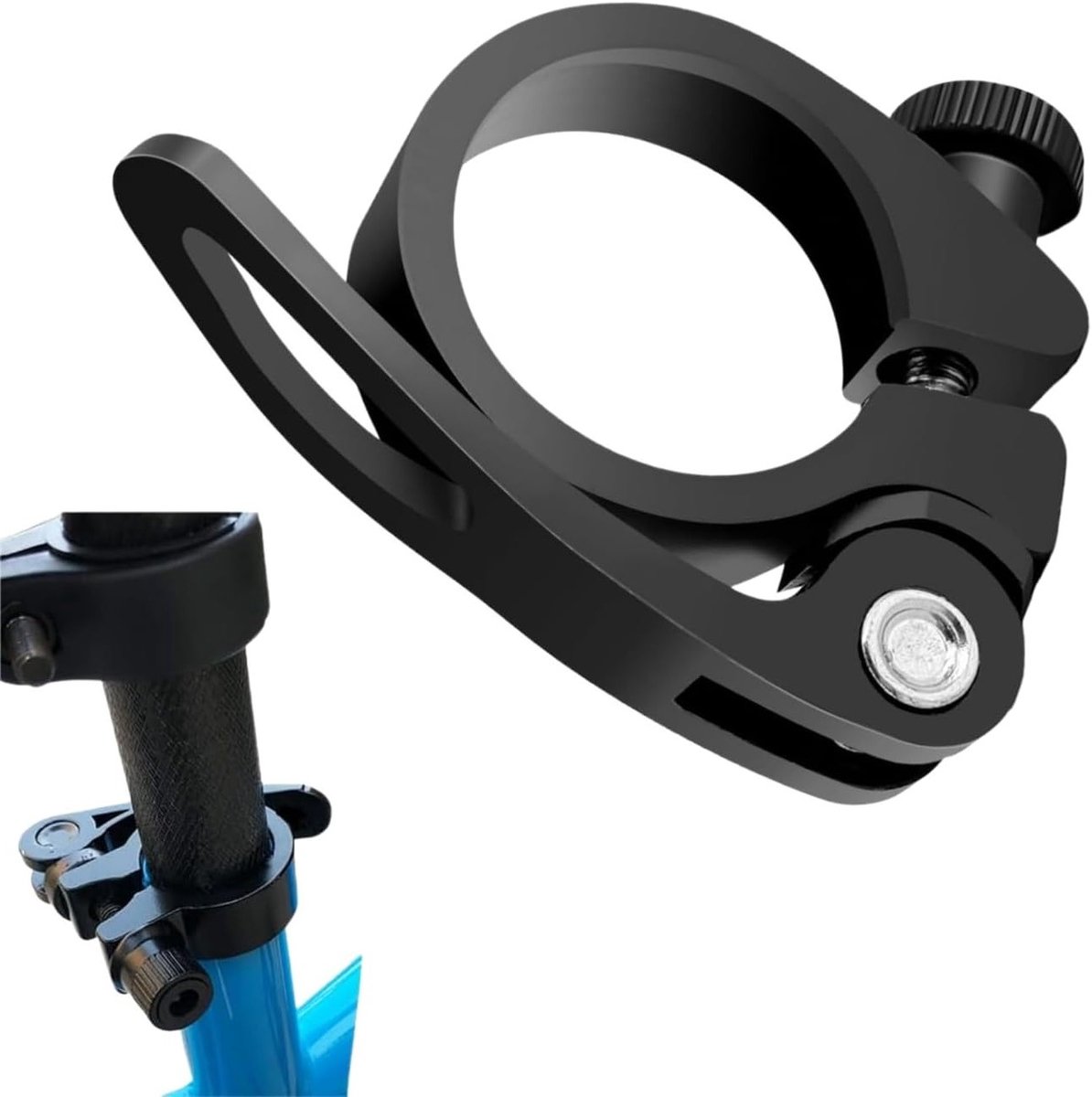 Verstelbare Aluminium Zadelklem voor Mountainbike en Racefiets - Universele Zadelpen Klem voor Fietsen