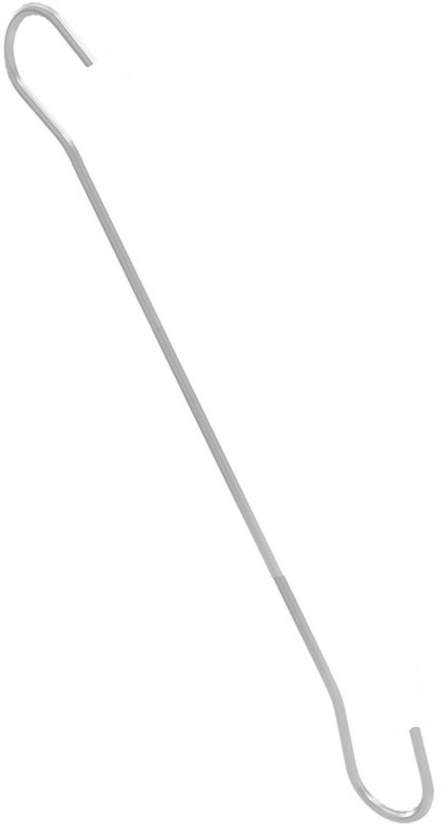 100 stuks - C-Haak / Ophanghaak - 40cm - Verzinkt Staal - type CH-40