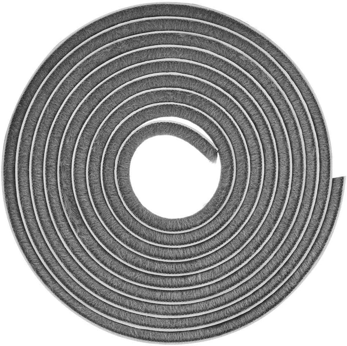 SnelShoppen - Brush Seal Deur Seal Non-adhesief 7 mm x 9 mm x 2.5 m - Insectenbescherming, Tochtstrip voor Deuren, Ramen en Kasten