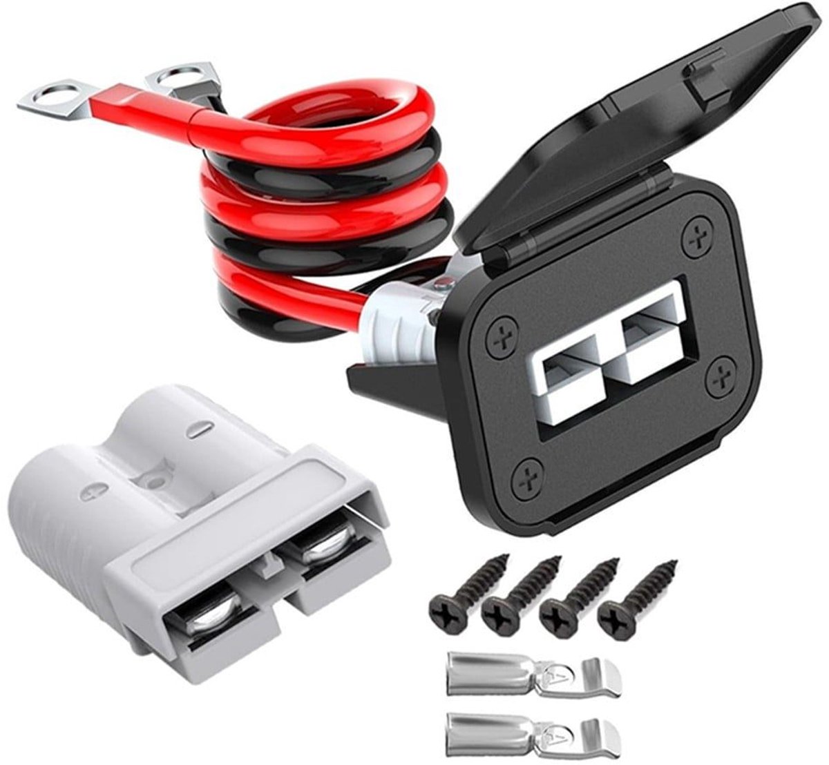 50 Amp Anderson-connector, snelkoppeling Geschikt voor accu's, 12V