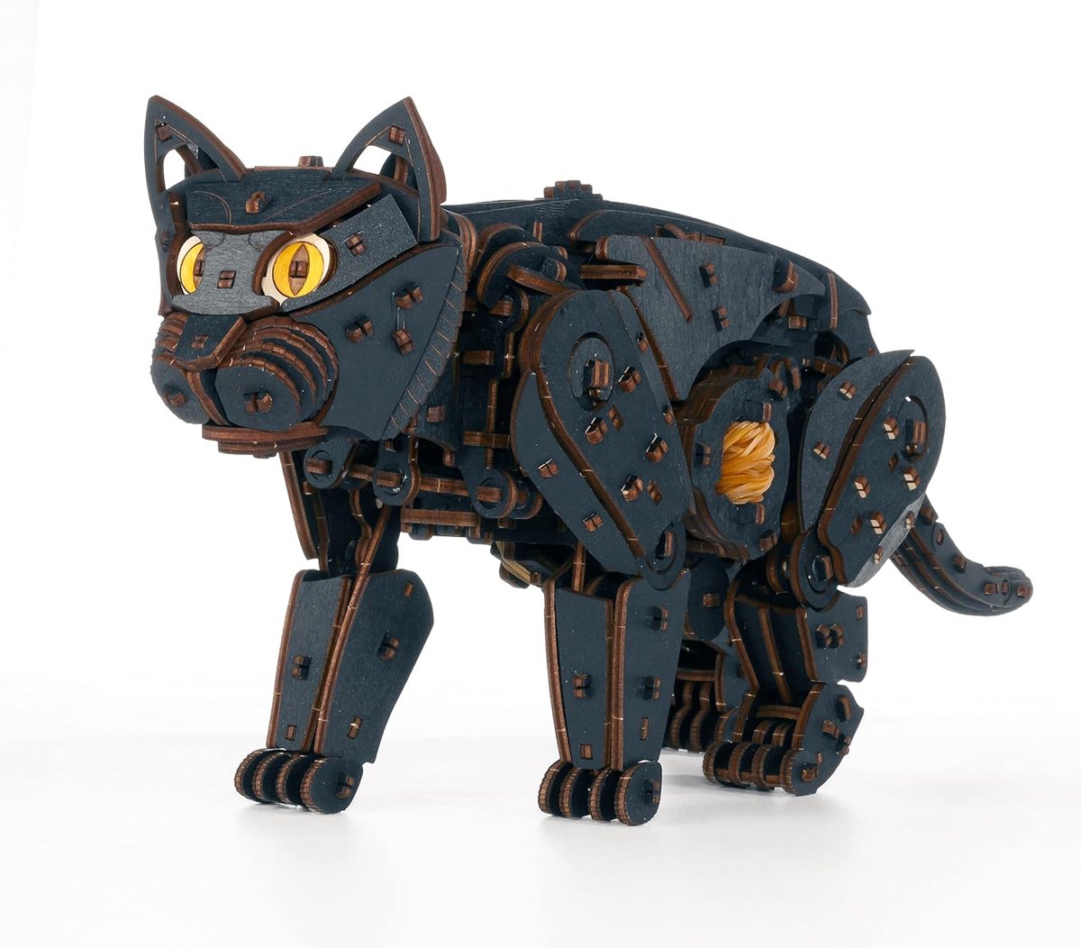 Eco Wood Art Black Cat - ShopVlot