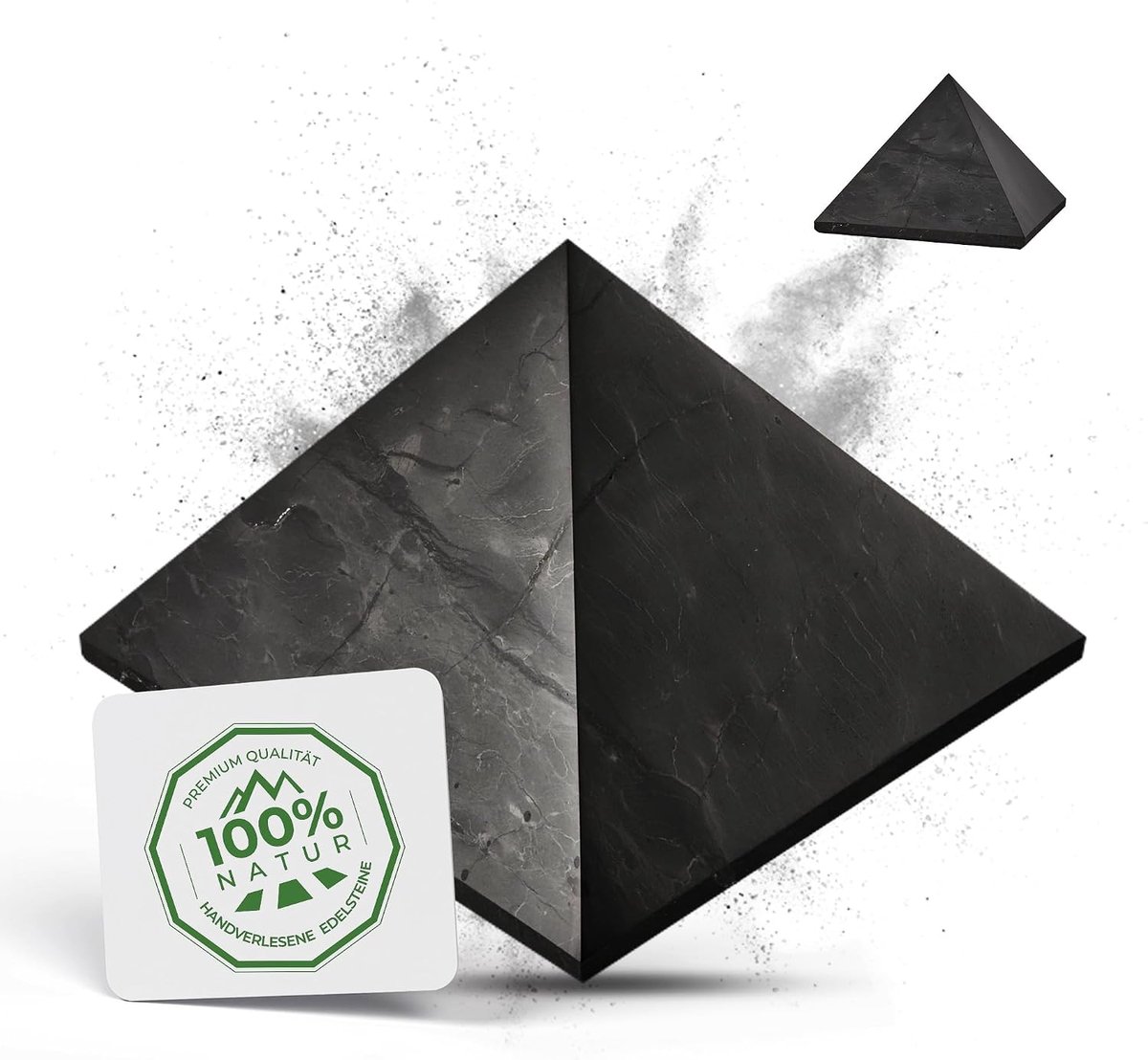 Original Shungite pyramid from Karelia 3 cm - ShopVlot