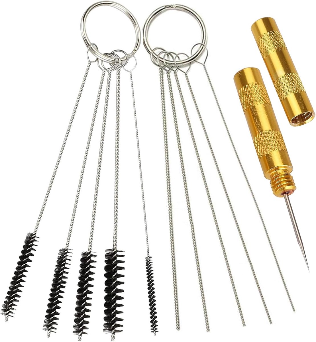 BLMHTWO 11pcs Airbrush Cleaner, Airbrush Cleaning Set Airbrush Spray Cleaning Repair Tool Kit Includes 1 Piece Washing - ShopVlot