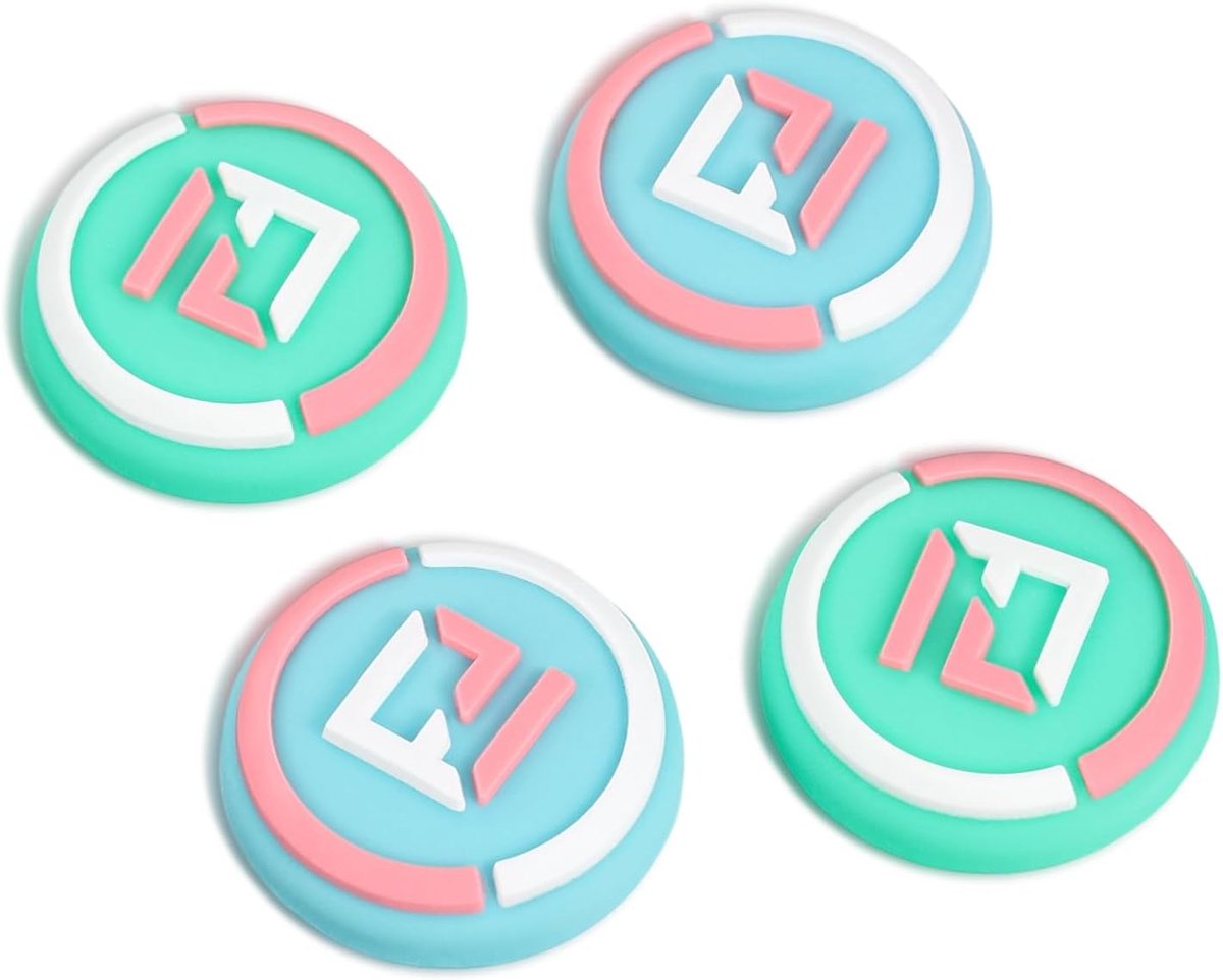 DLseego Thumb Grips Compatible with Switch 2, 4PCS Soft Silicone Non-Slip Joystick Cap, Improved Grip and Comfort - ShopVlot