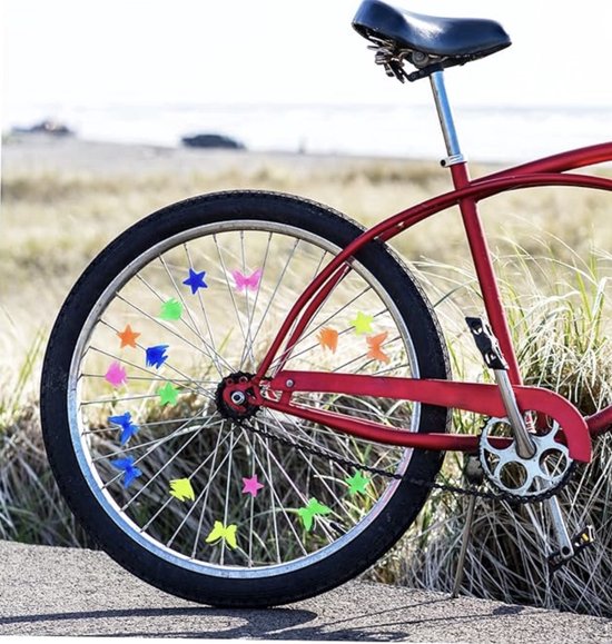 Kinderfiets spaakkralen - 25 vlinder kralen - Gekleurde fietswiel kralen - Kralen voor spaken van Ascetic Craft — afbeelding 2