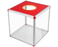 Solidchoice - Acryl Lotterij- en Donatiebox met Opening van 10 cm