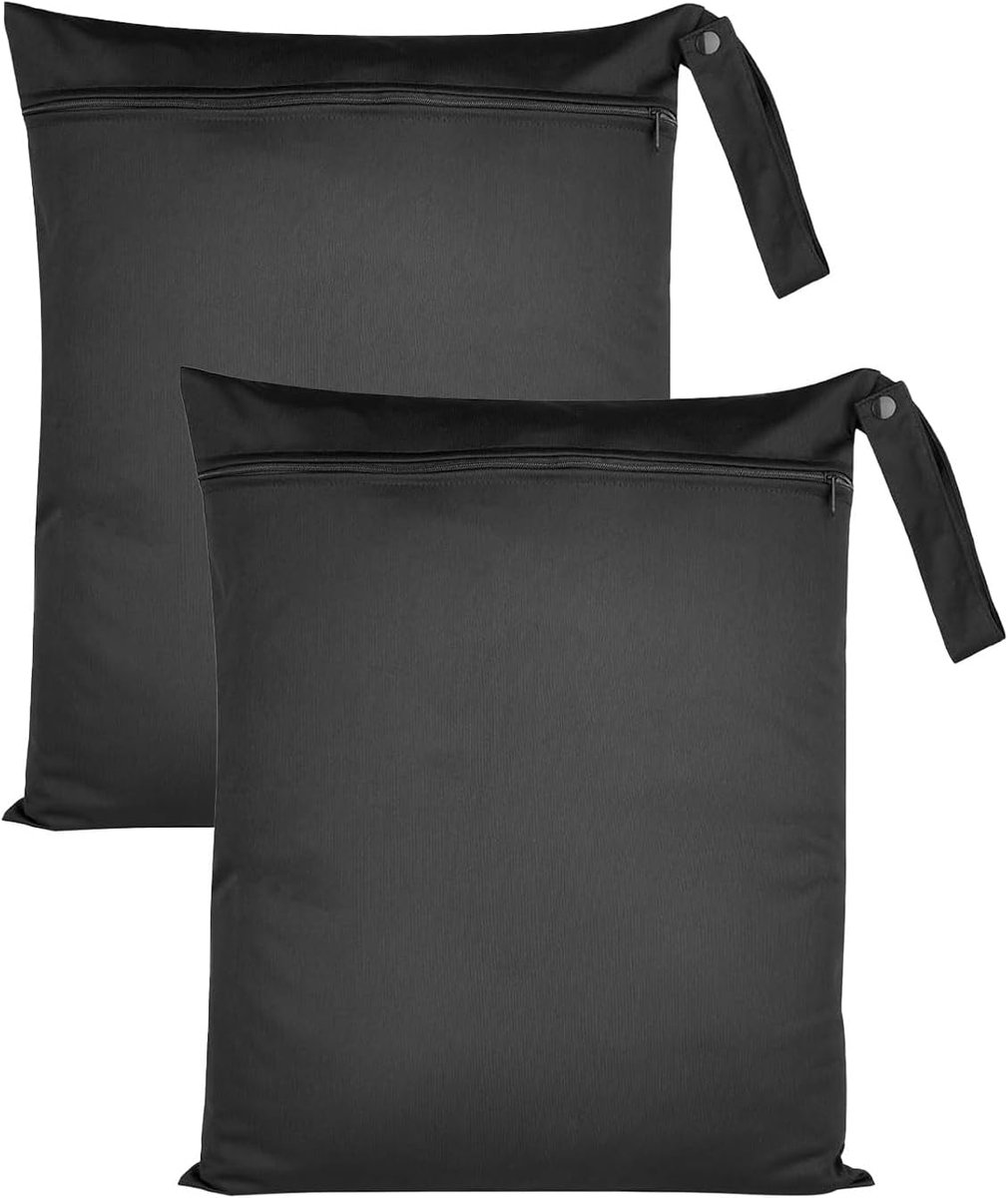 DAFNE 2 stuks natte tas 40x50 cm, waterdichte zwemtas met rits, herbruikbare organisatietas voor badkleding en - ShopVlot