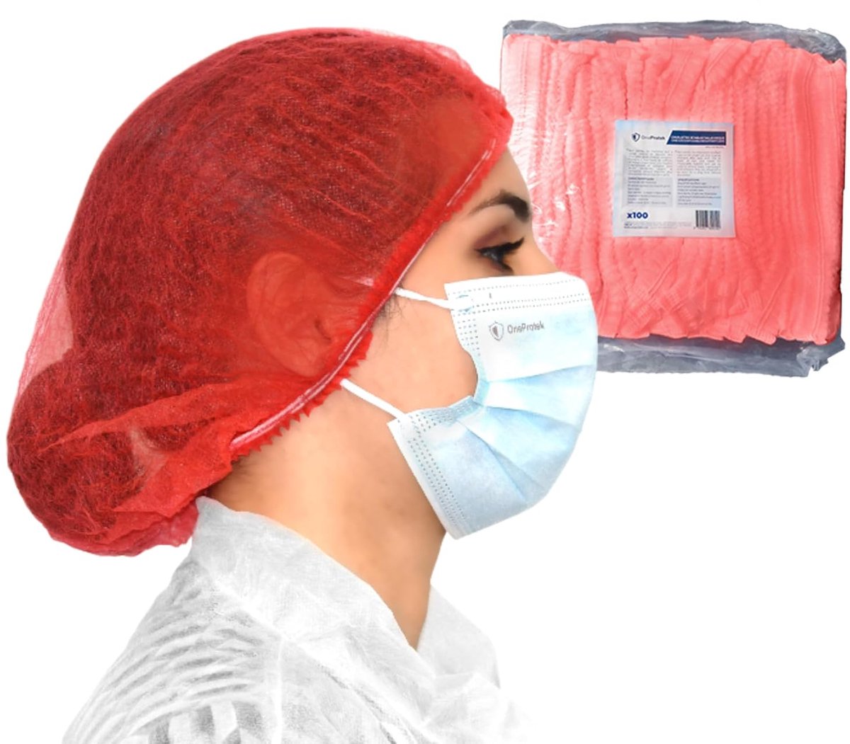 100 pcs disposable hair bands for hair, breathable, durable - ShopVlot