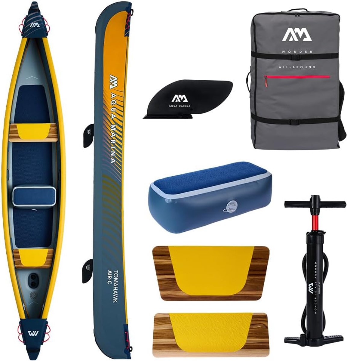Opblaasbare kano 15ft 8 - voor 2-3 personen - super licht - ideaal voor lange afstanden - ShopVlot