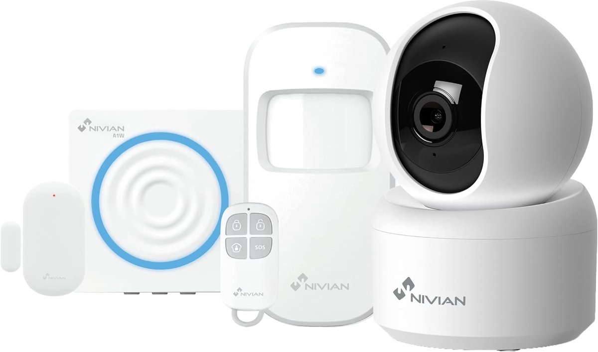 Alarm systeem voor thuis - complete set - WiFi installatie - zonder maandkosten - ShopVlot