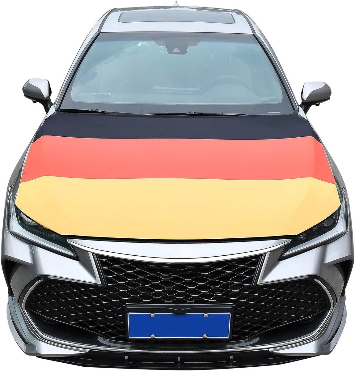 Auto motorkap cover 120 x 150 cm - elastische polyester vlag - wasbaar en slijtvast - beschermt lak tegen stof - ShopVlot