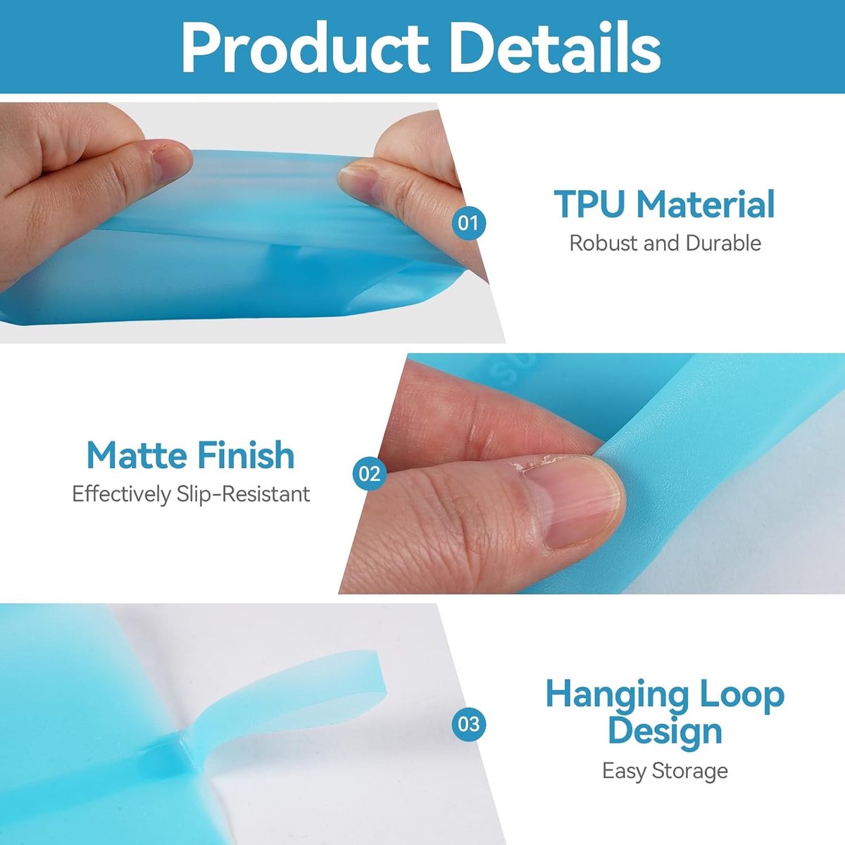 Spuitzakken 3 Stuks - 15.7/13.8/30cm TPU - Herbruikbaar - Perfect voor taartdecoratie - ShopVlot