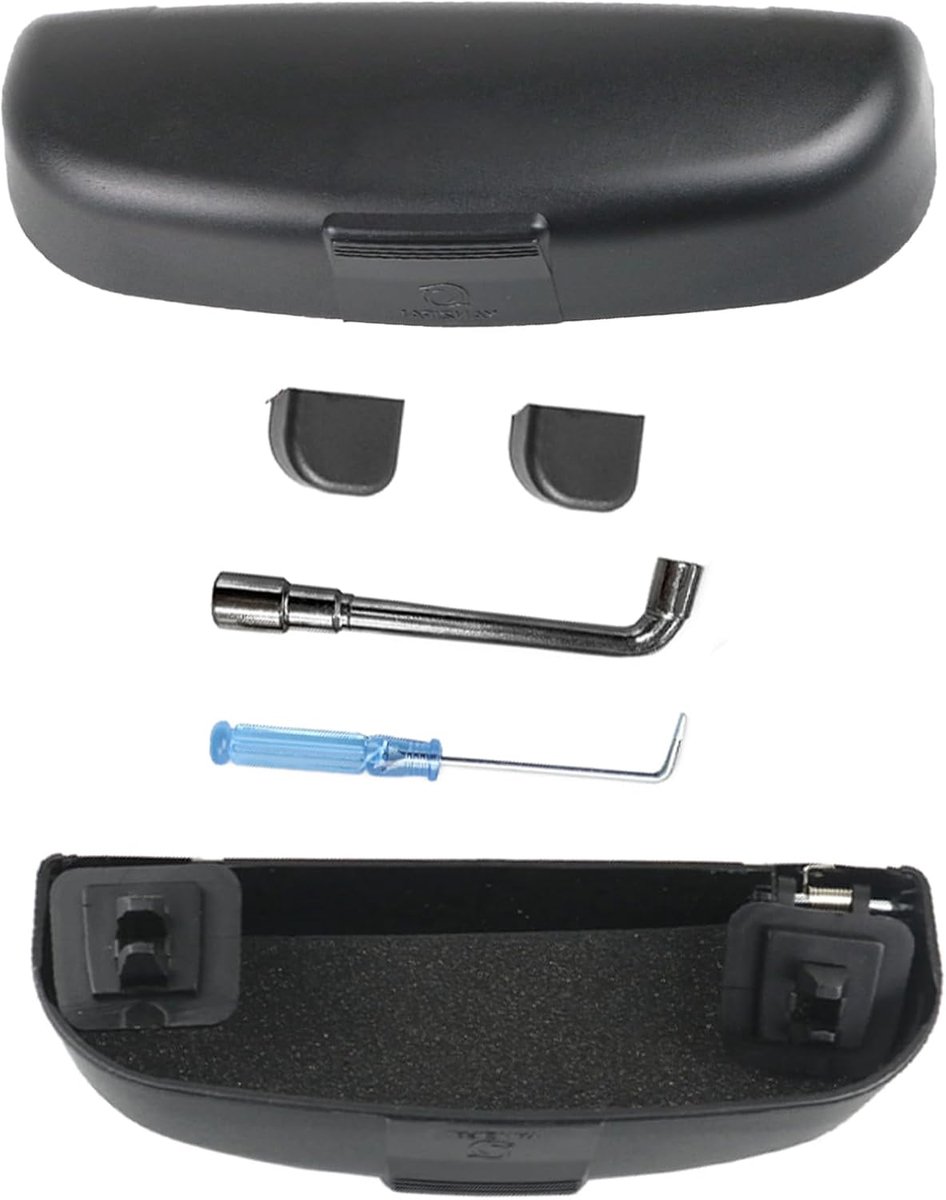 Glazen etui voor XC40 XC60 XC90 V60 V90 S90 - Zwart - Organizer voor zonnebrillen en brillen - Ruimtebesparend - ShopVlot