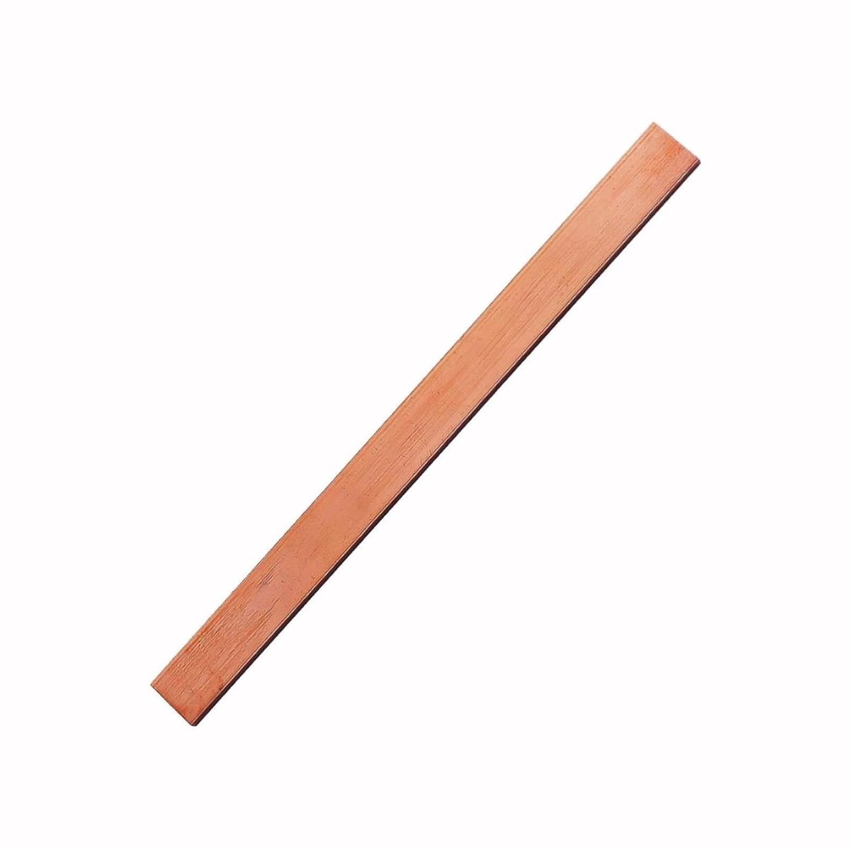 Koperen rail 25 x 305 x 3 mm - hoogzuiver E-Cu koper - uitstekende geleiding - ideaal voor elektrische installatie - ShopVlot