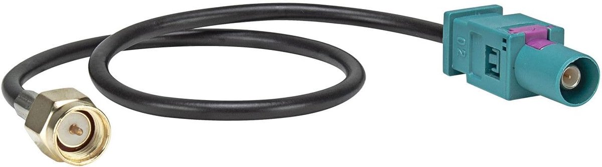Antenneadapter Fakra (m) plug naar SMA (m) plug - 15 cm - universeel gebruik - voor gsm, gps, dab - ShopVlot