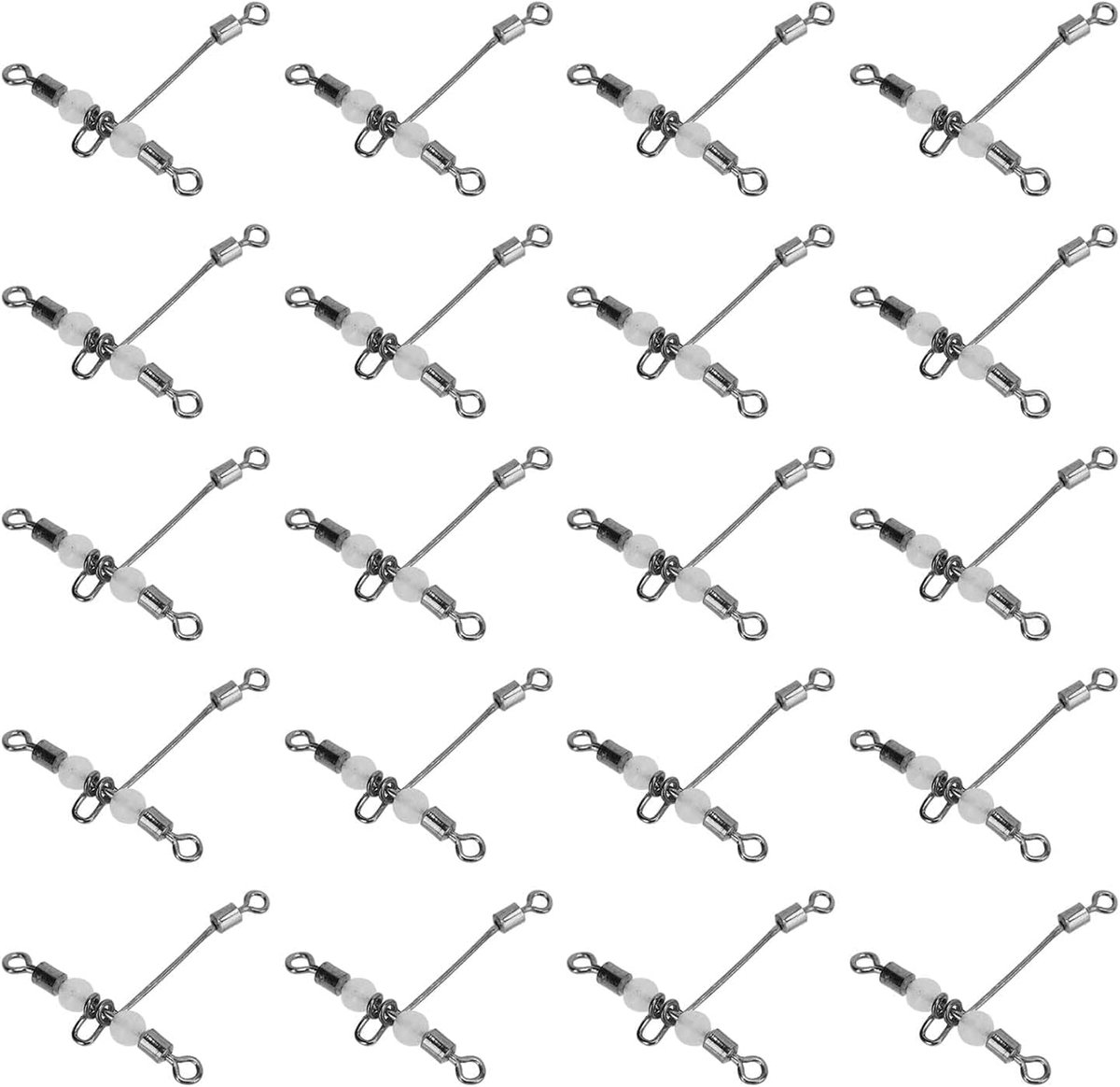 Vissen swivel T-vormig - 20 stuks - Luminous design - Geschikt voor alle vissoorten - ShopVlot