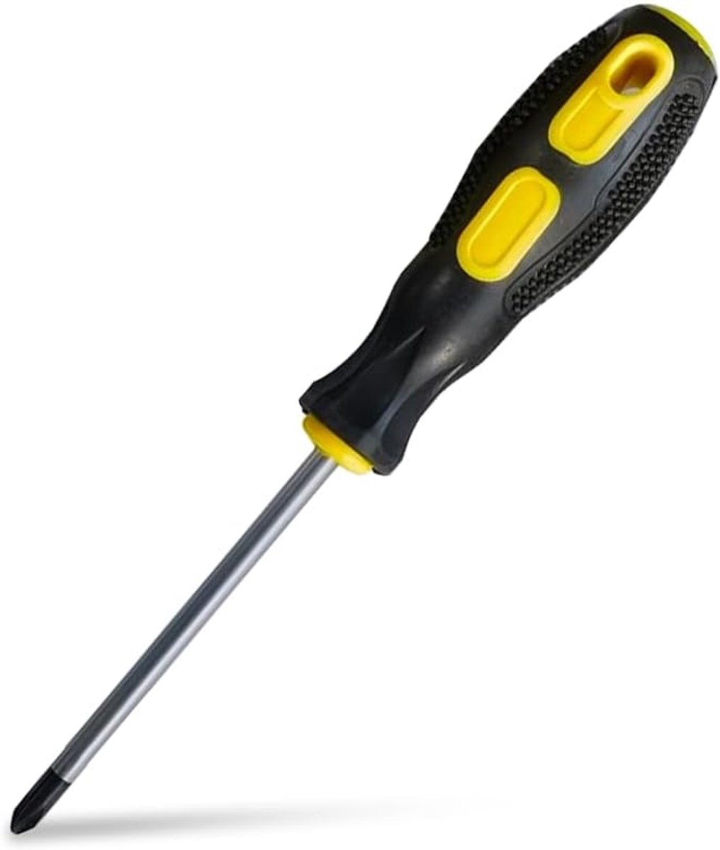 Schroevendraaierset - chrome vanadium staal - ergonomische handgreep - sterke magnetische punten - ShopVlot