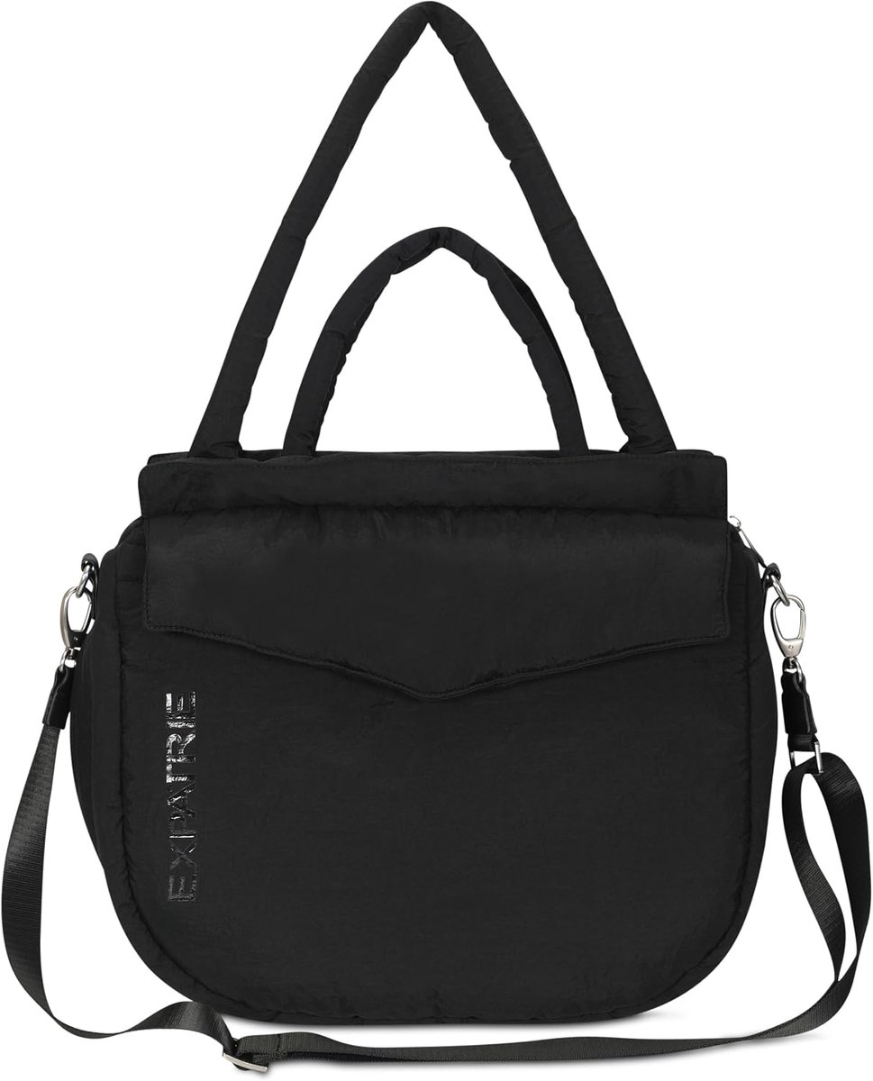 Shopper Bag Poppy Puffer - grote schoudertas - gewatteerd - ideaal voor studie en werk - ShopVlot