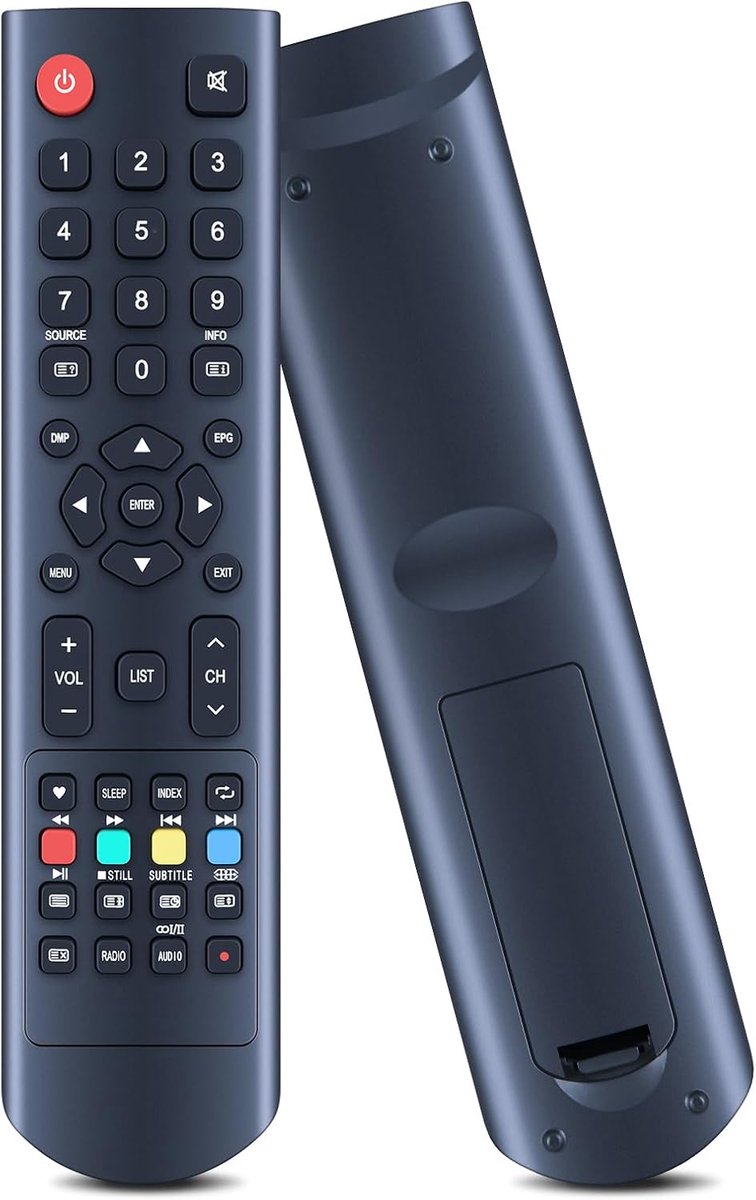 Vervangende afstandsbediening voor OK SABA PEAQ TV - Eenvoudig te installeren - Compatibel met diverse modellen - ShopVlot