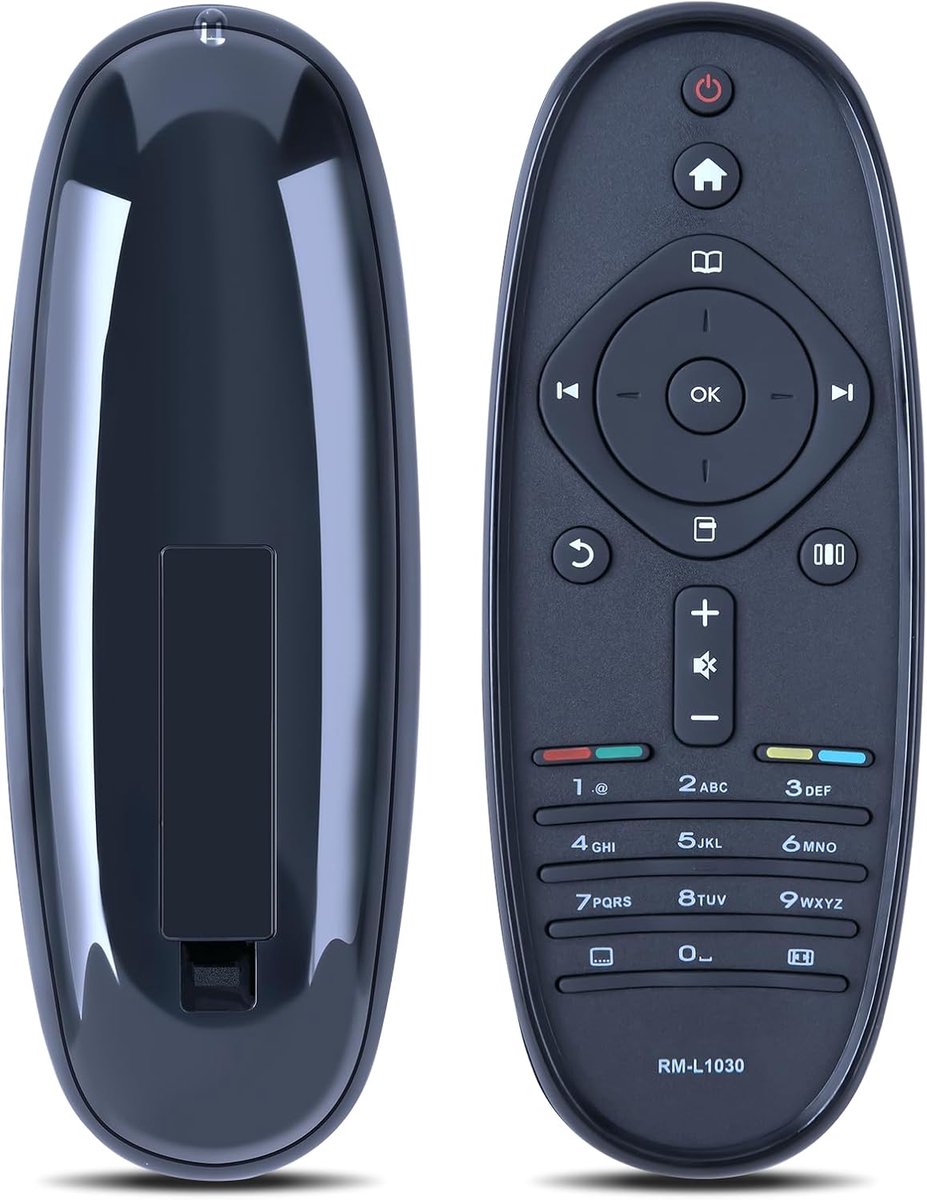 Afstandsbediening voor Philips TV RM-L1030 - Nieuwe vervangende afstandsbediening - Eenvoudig in gebruik - ShopVlot
