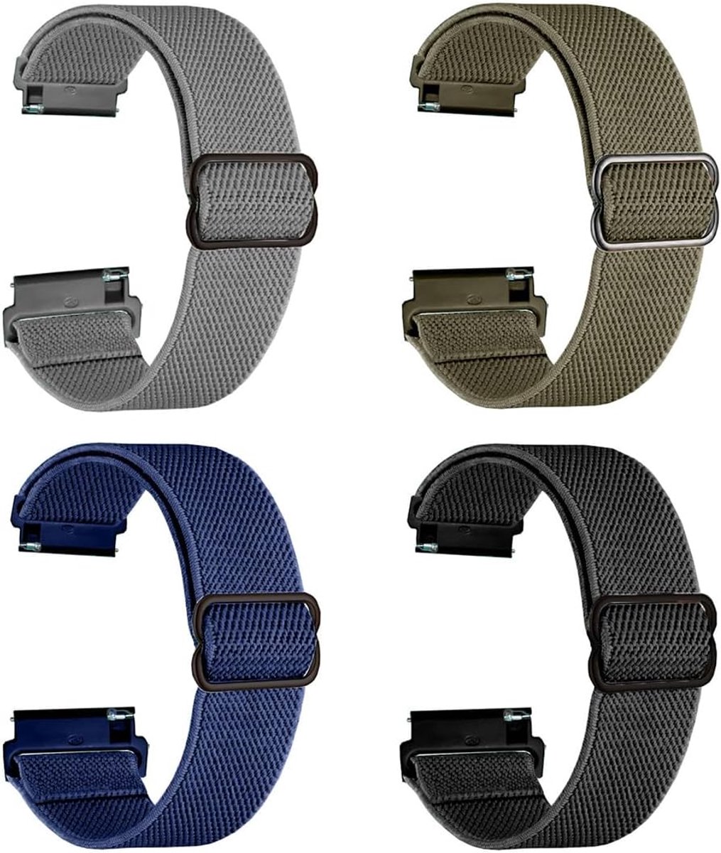 Horlogeband verstelbaar elastisch - nylon - quick release - perfect voor elke gelegenheid - ShopVlot