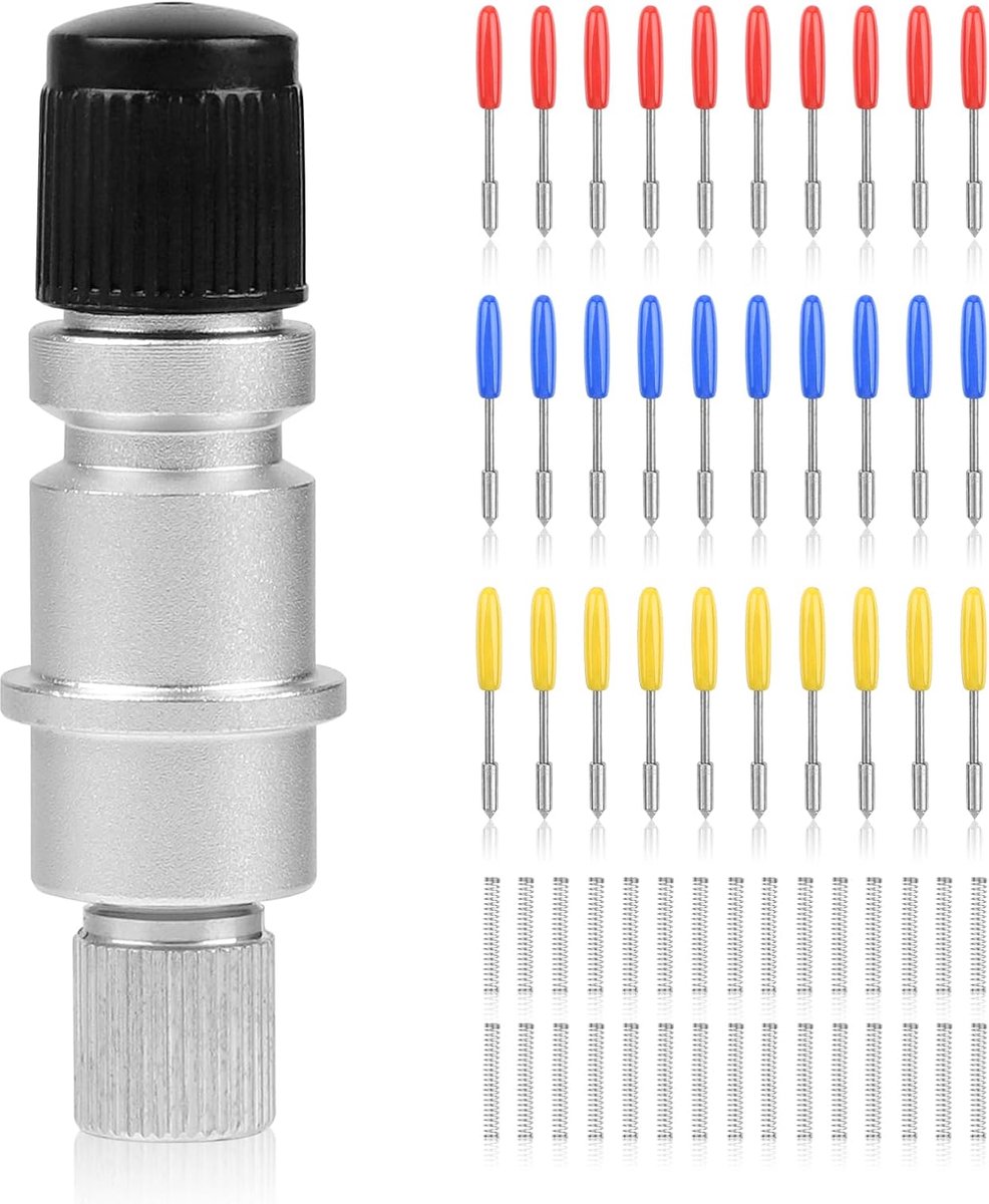 Snijmes houder - Inclusief 30 Graphtec snijbladen - 30/45/60 graden - Geschikt voor zelfklevende materialen - ShopVlot