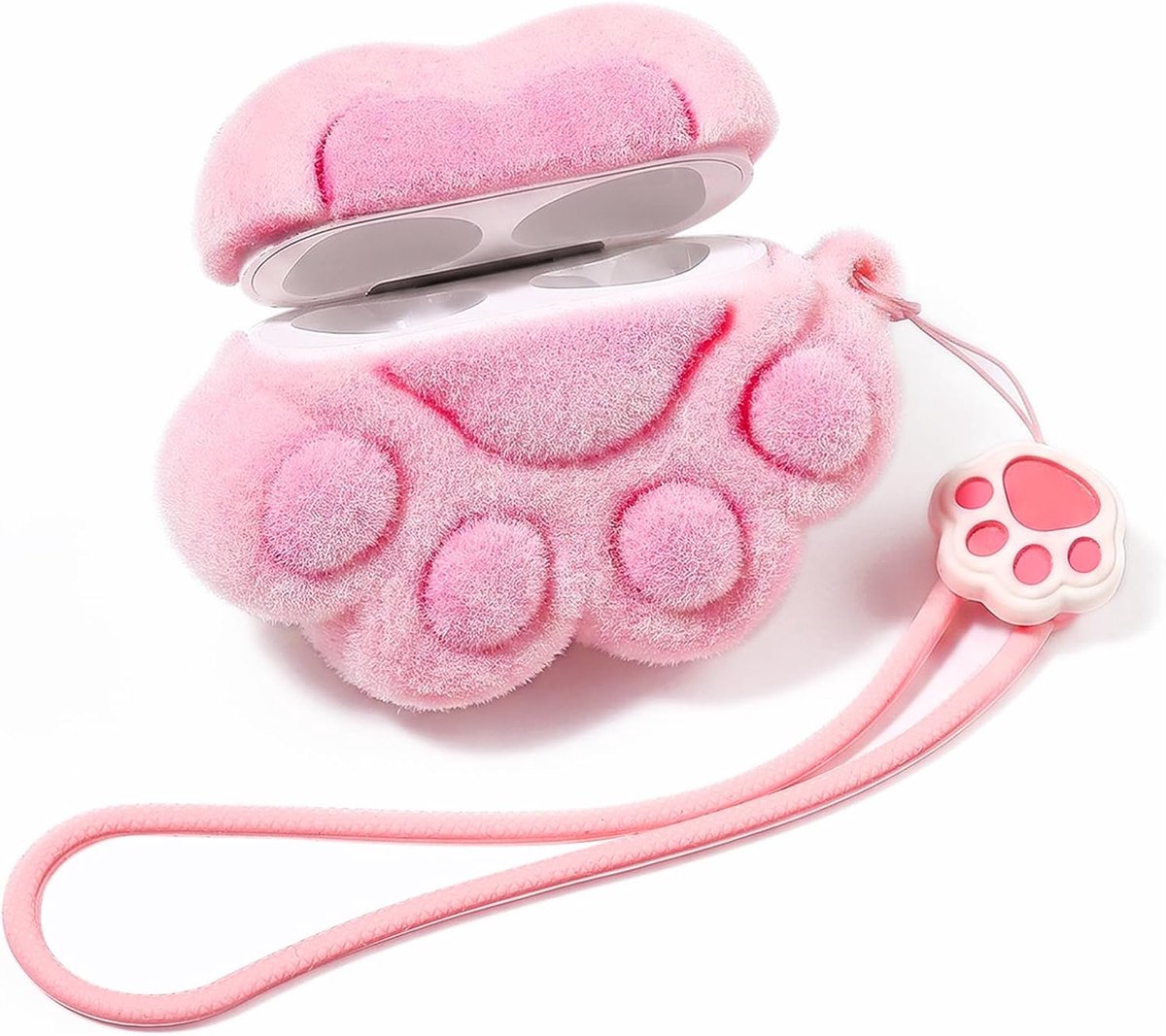 Hoes voor AirPods Pro 2, zachte siliconen, krasbestendig, schokbestendig, volledige bescherming, beschermhoes voor - ShopVlot