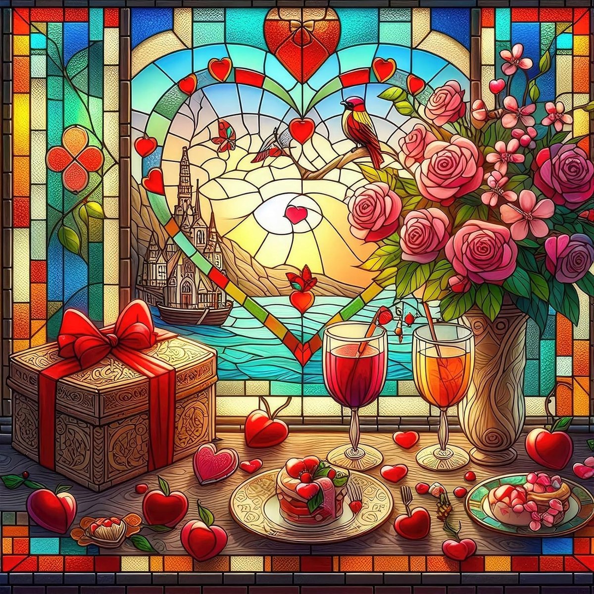 Volwassen Puzzels 1024 Stukken - Hartpuzzel met Poster Achterkant - Unieke Stukken Pas Perfect - Perfect voor Inlijsten - ShopVlot