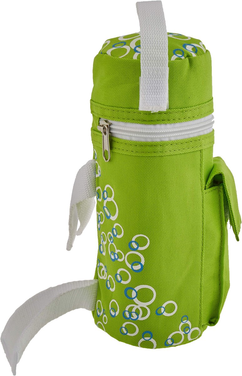 Babyverwarmer met warmhoudfunctie - mobiele babyflessenwarmer - groen - ideaal voor onderweg - ShopVlot