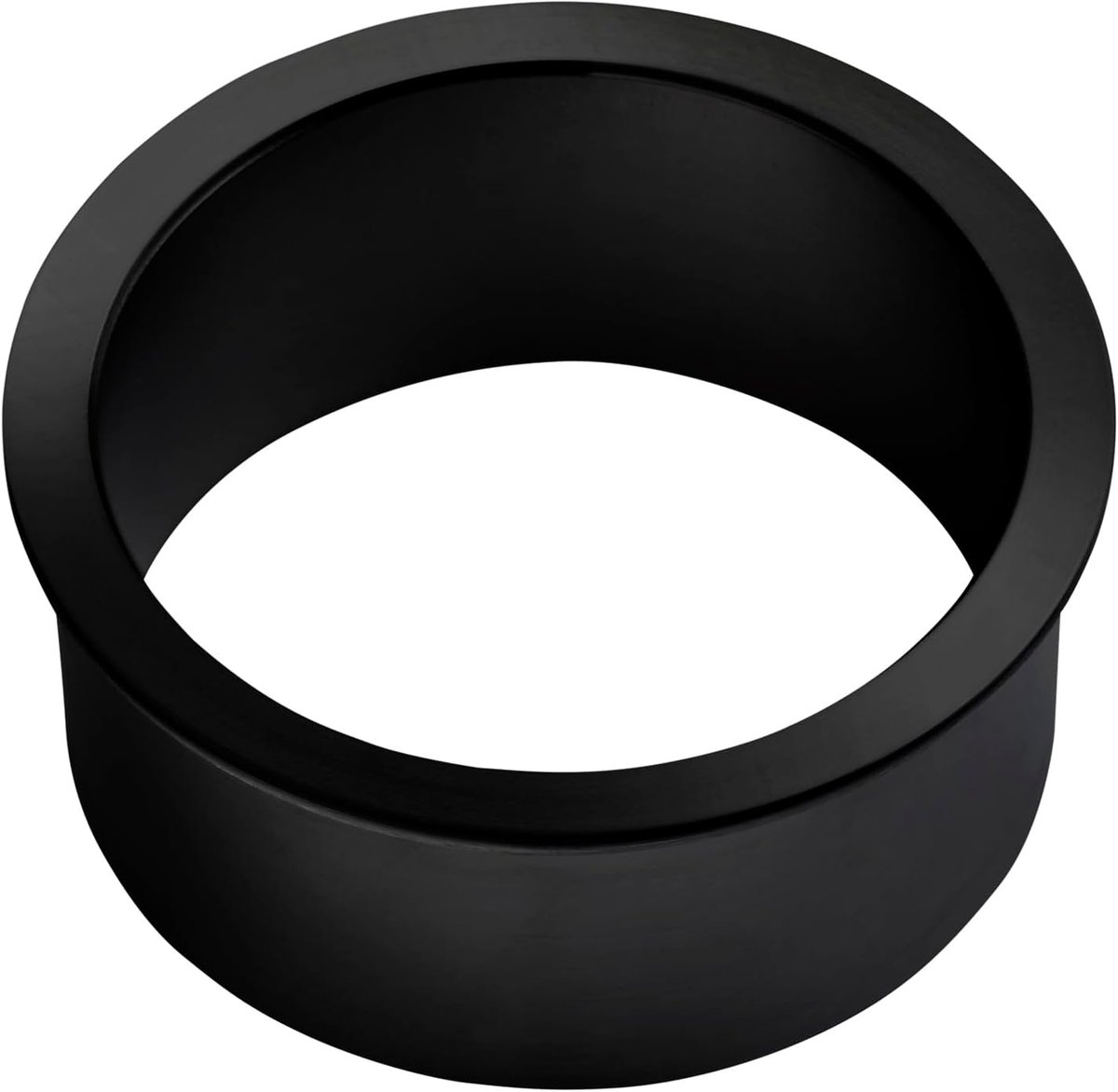 Kabeldoorvoer open installatie Ø 50 mm - echt roestvrij staal zwart - moderne uitstraling - ordelijke kabelrouting - ShopVlot