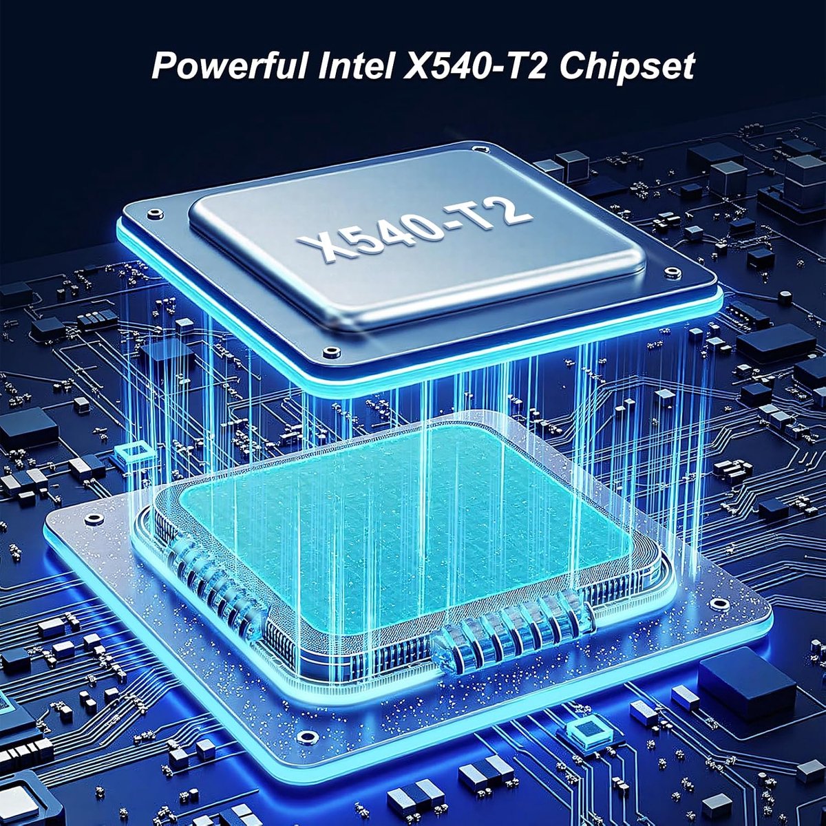 10G netwerkaart dual RJ45 poorten - Intel X540 chipset - PCIe naar 10Gb Ethernet adapter - ideaal voor servers - ShopVlot
