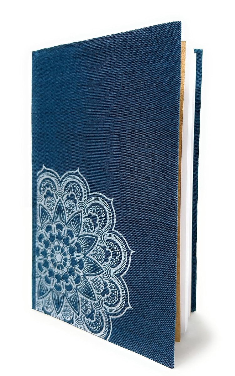 Notebook A5 - mandala - turquoise - perfect voor notities - ShopVlot