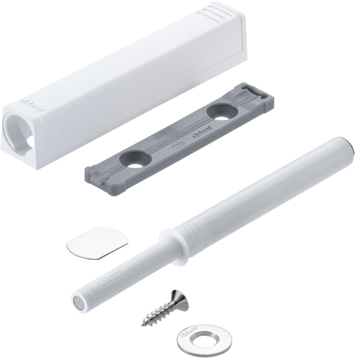 Push snapper TIP-ON 956A1004 - Wit - Eenvoudig te openen - Weinig geluid bij sluiten - ShopVlot