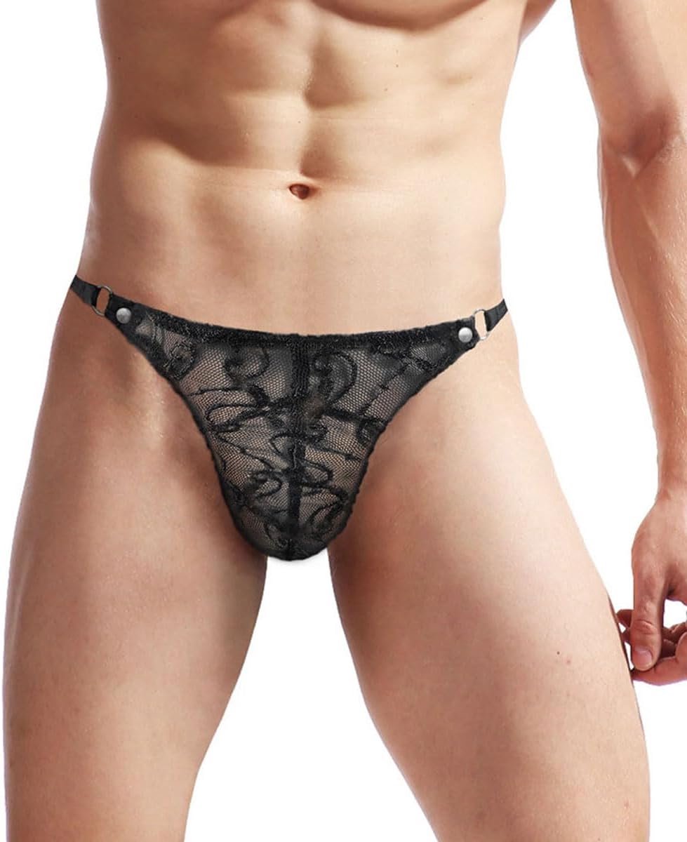 Mannen Sexy Kanten Thong - Mankini Sport - Ademend Ondergoed - Perfect voor Actieve Momenten - ShopVlot