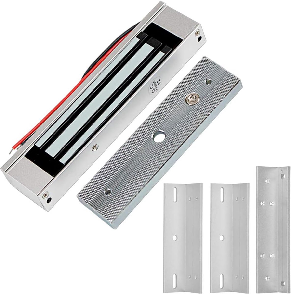 Magnetische Deurslot DC12V 180KG - Aluminium Behuizing - Veiligheidsfunctie - Geschikt voor Houten/Metaal/Glas Deuren - ShopVlot