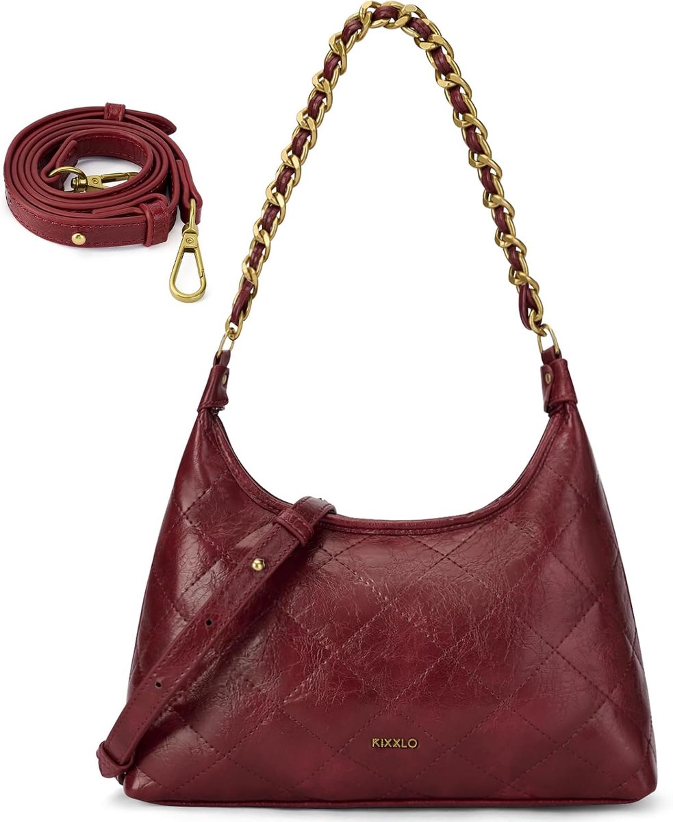 Schoudertas dames mini - PU leer - trendy hobo tas - perfect voor uitgaan - ShopVlot
