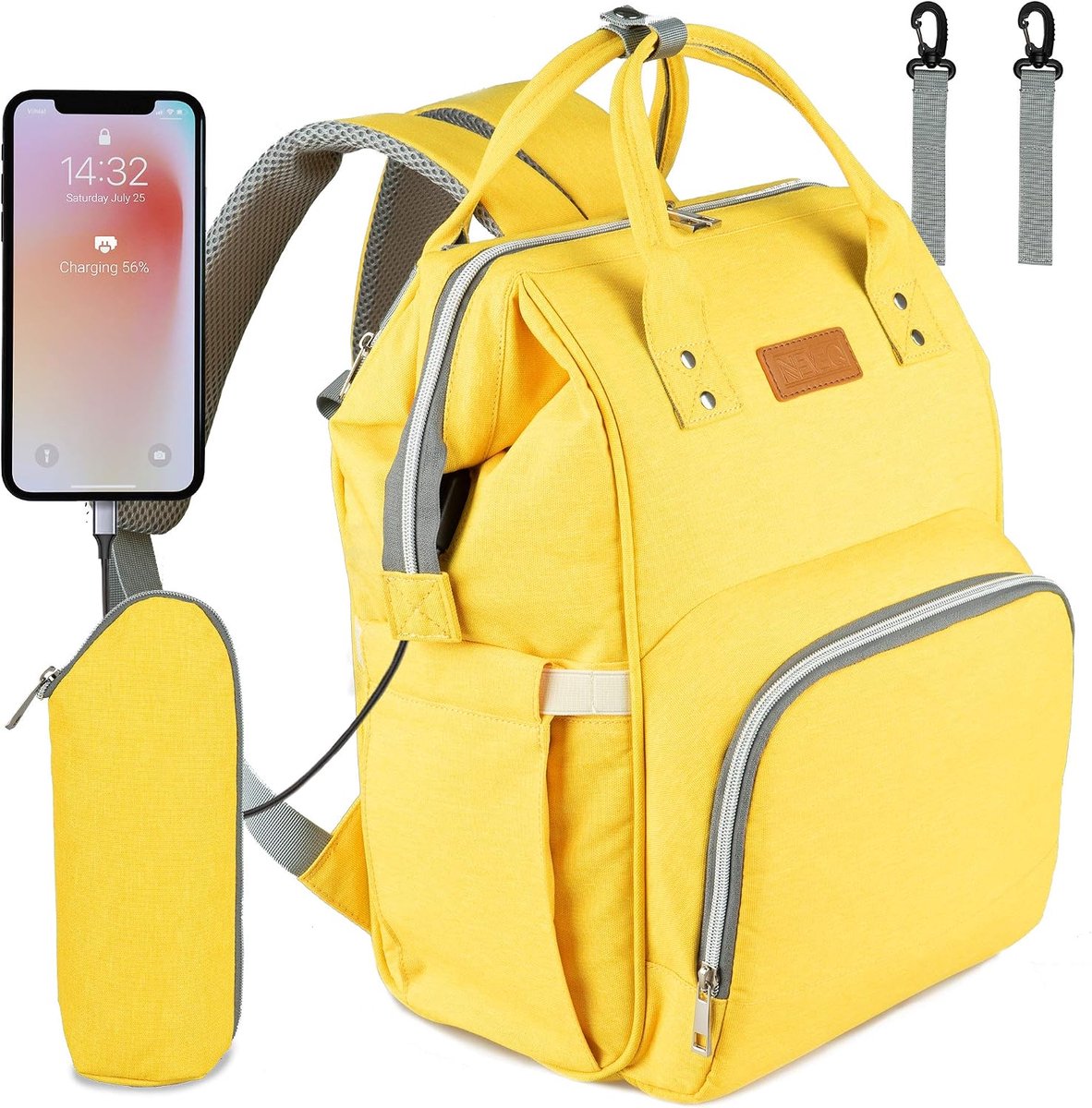 Baby Diaper Bags, Travel Bag, Backpack Design and Handbag for Mom and Baby Care (Denim) - ShopVlot