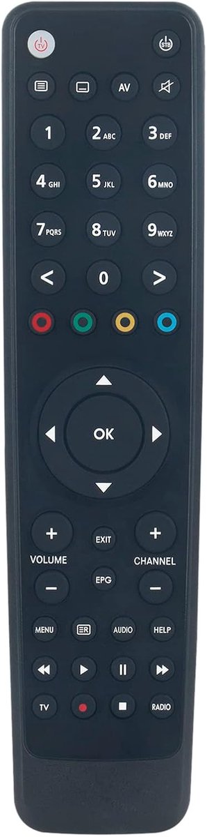ALLIMITY Replce Remote Control suitable for VU+ Uno Ultimo Solo-SE Zero Duo Solo Solo2 Duo2 Ultimo-4K Uno-4K - ShopVlot