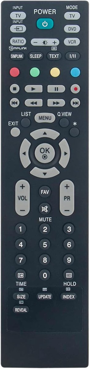 ALLIMITY MKJ39170805 Replce Remote Control fit for LG TV 32LC43 32LC54 37LC53 42LC42 26LC41 32LC44 32LC4 37LC41 42LC43 - ShopVlot