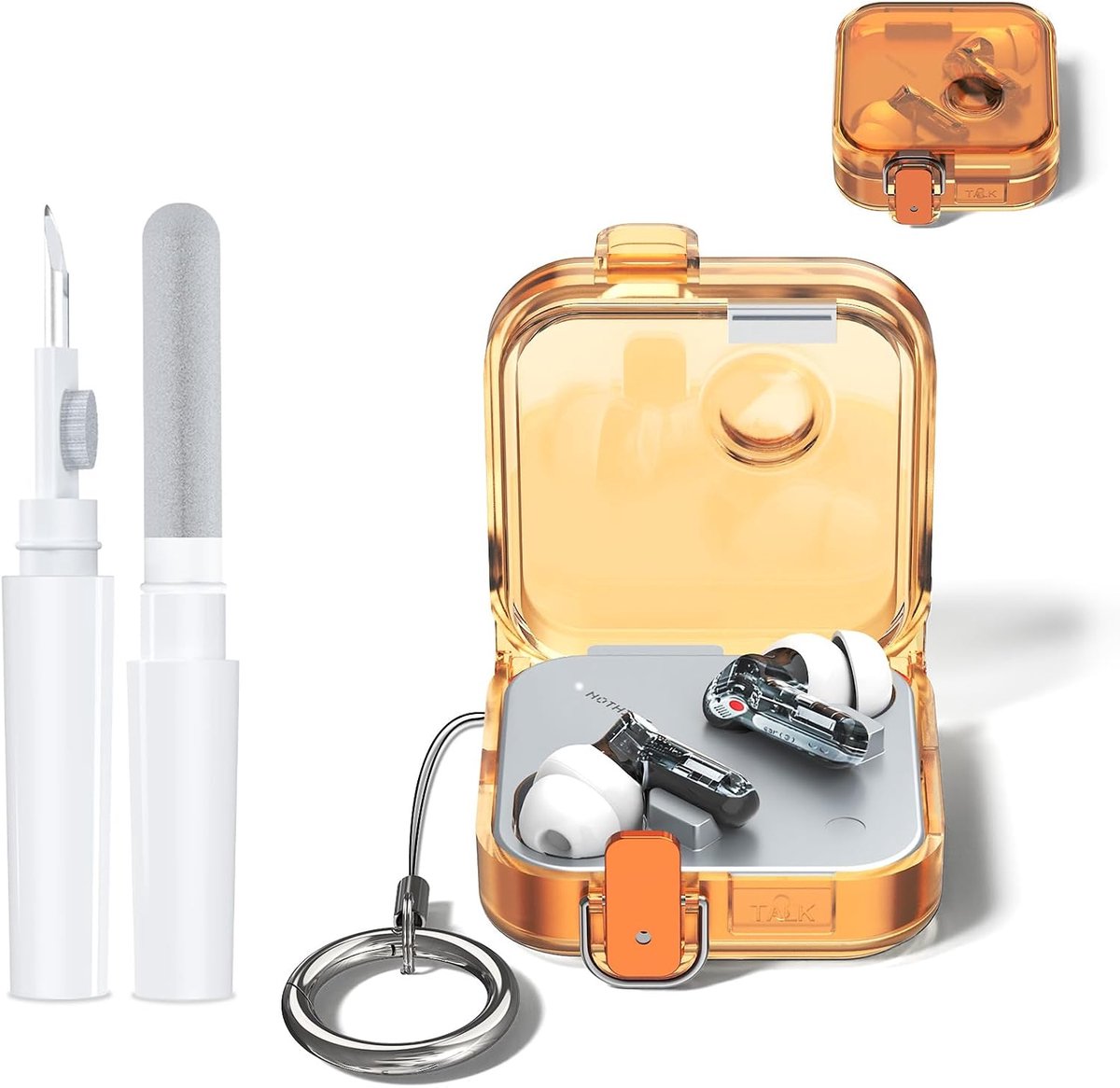 Generisch TPU Protective Case for Nothing Ear (3), 360° Scratch and Impact Protection, Transparent, Durable, Anti-Loss - ShopVlot