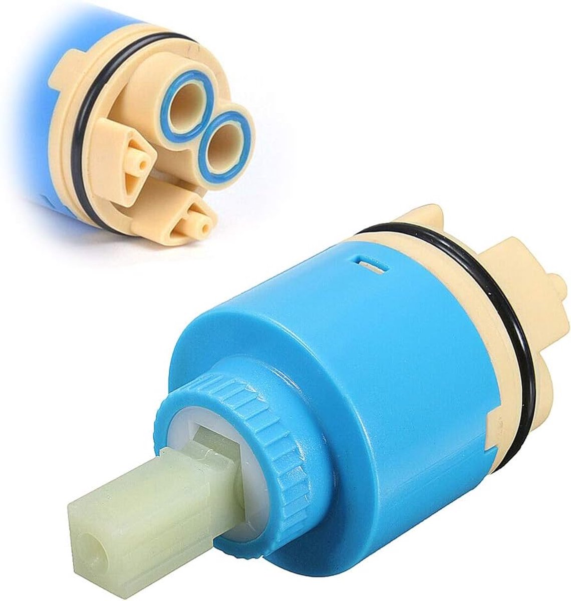 Ceramic Faucet Cartridge Water Mixer Tap Cartridge for Bathroom or Kitchen Faucet Faucet Tap(B-35MM) - ShopVlot