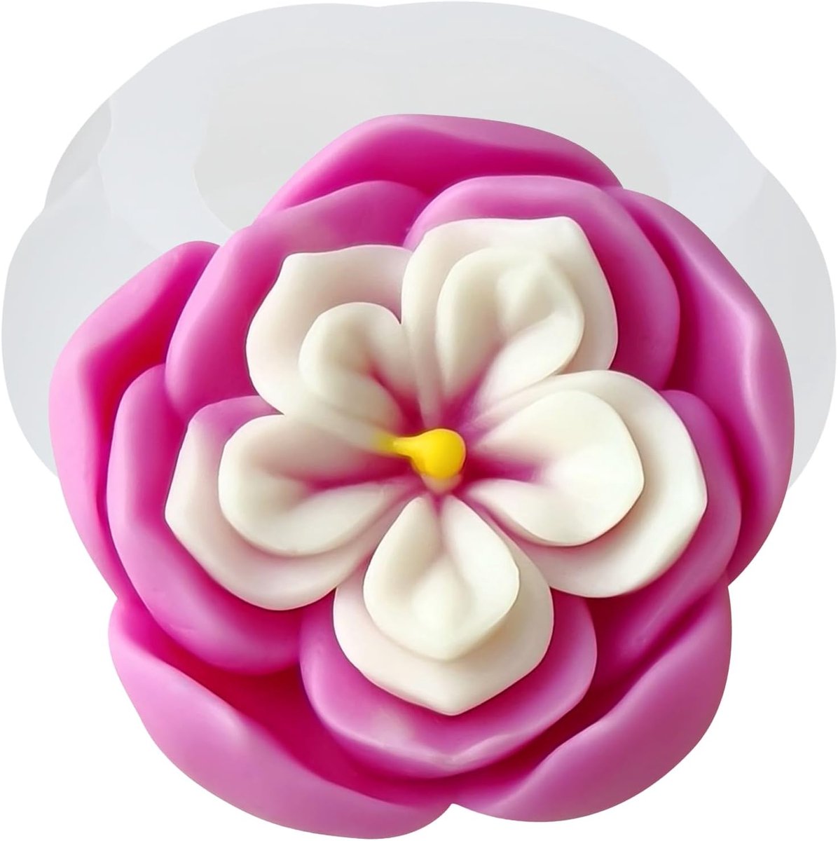 XIAOSHUI Flower Candle Shape Flower Resin Casting Silicone Molds for Candles Making Aromatherapy Candles Gypsum Clay - ShopVlot