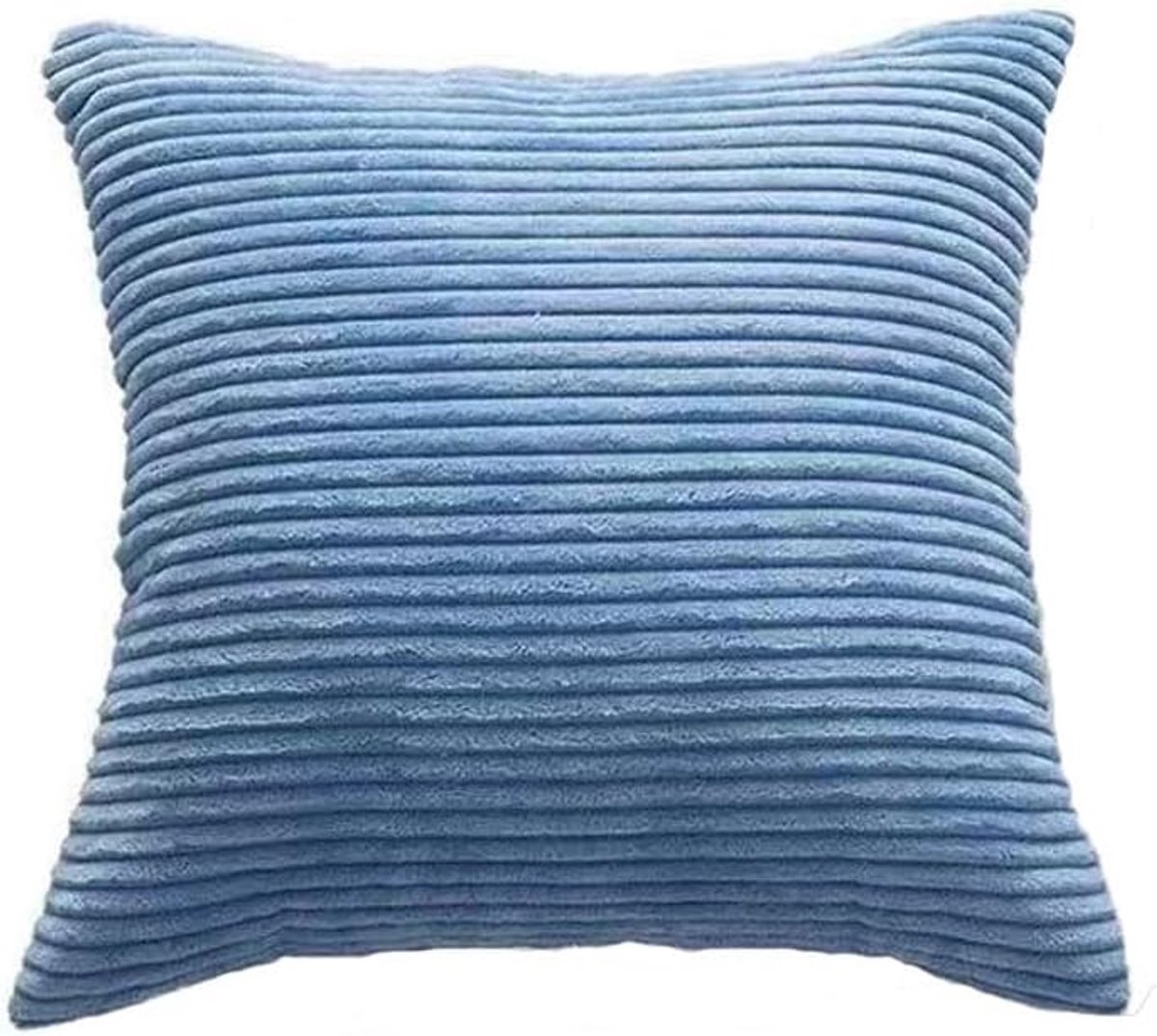 Wambere Corduroy kussenslopen, 2 stuks, 45 x 45 cm, corduroy, kussenovertrek, sierkussen, decoratief sierkussen - ShopVlot